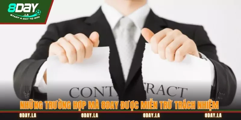 Thông báo miễn trừ trách nhiệm của 8Day mới nhất 2 Những trường hợp mà 8Day được miễn trừ trách nhiệm